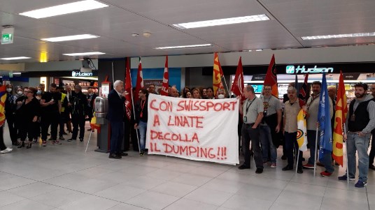 Scopri di più sull'articolo Trasporti- CLAMOROSA PROTESTA DEI LAVORATORI. I VOLI ITA ARWAYS NON VENGONO SERVITI DAL PERSONALE DI TERRA