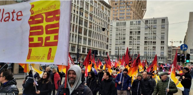 Scopri di più sull'articolo A MILANO I LAVORATORI GRIDANO “GIU’ LE ARMI, SU I SALARI”!