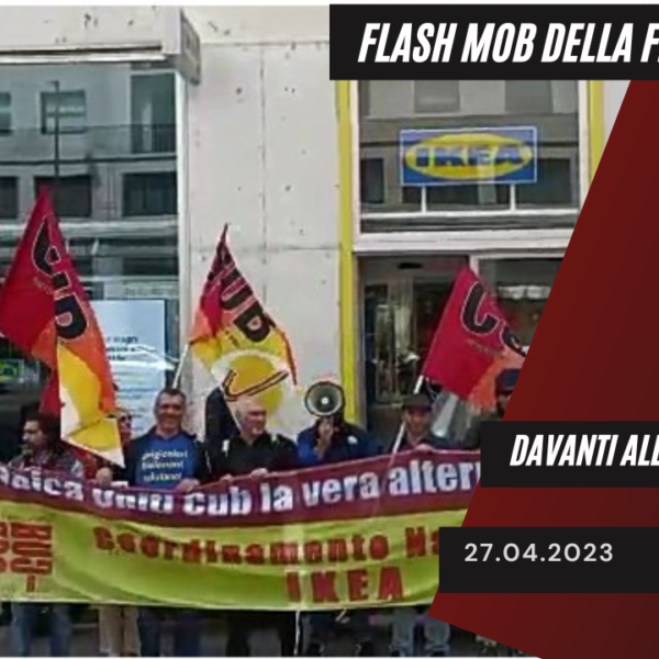 FLASH MOB DELLA FLAICA MILANO DAVANTI ALL’IKEA