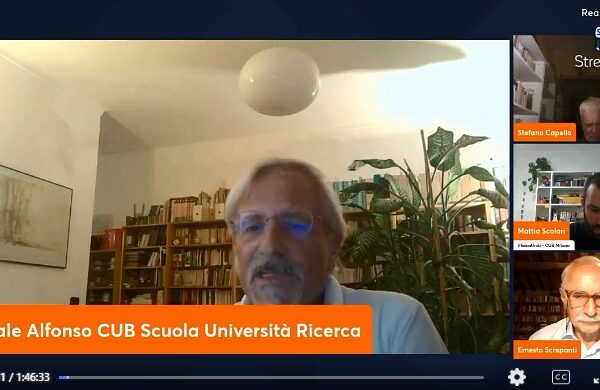 CAPITALISMO, MERCATO E CONTRATTO DI LAVORO PERCORSI DI EMANCIPAZIONE DEL LAVORO SALARIATO NEL XXI SECOLO – INTERVIENE PROF. ERNESTO SCREPANTI 