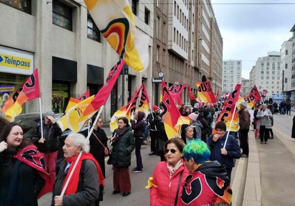 FOTO DEL CORTEO DELL’8 MARZO A MILANO 