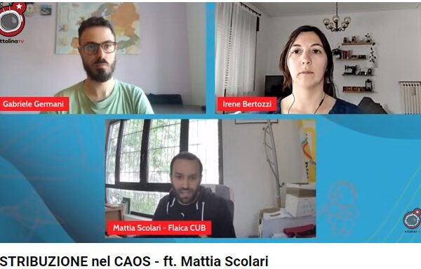 COMMERCIO E GRANDE DISTRIBUZIONE NEL CAOS – interviene Mattia Scolari della Flaica – CUB