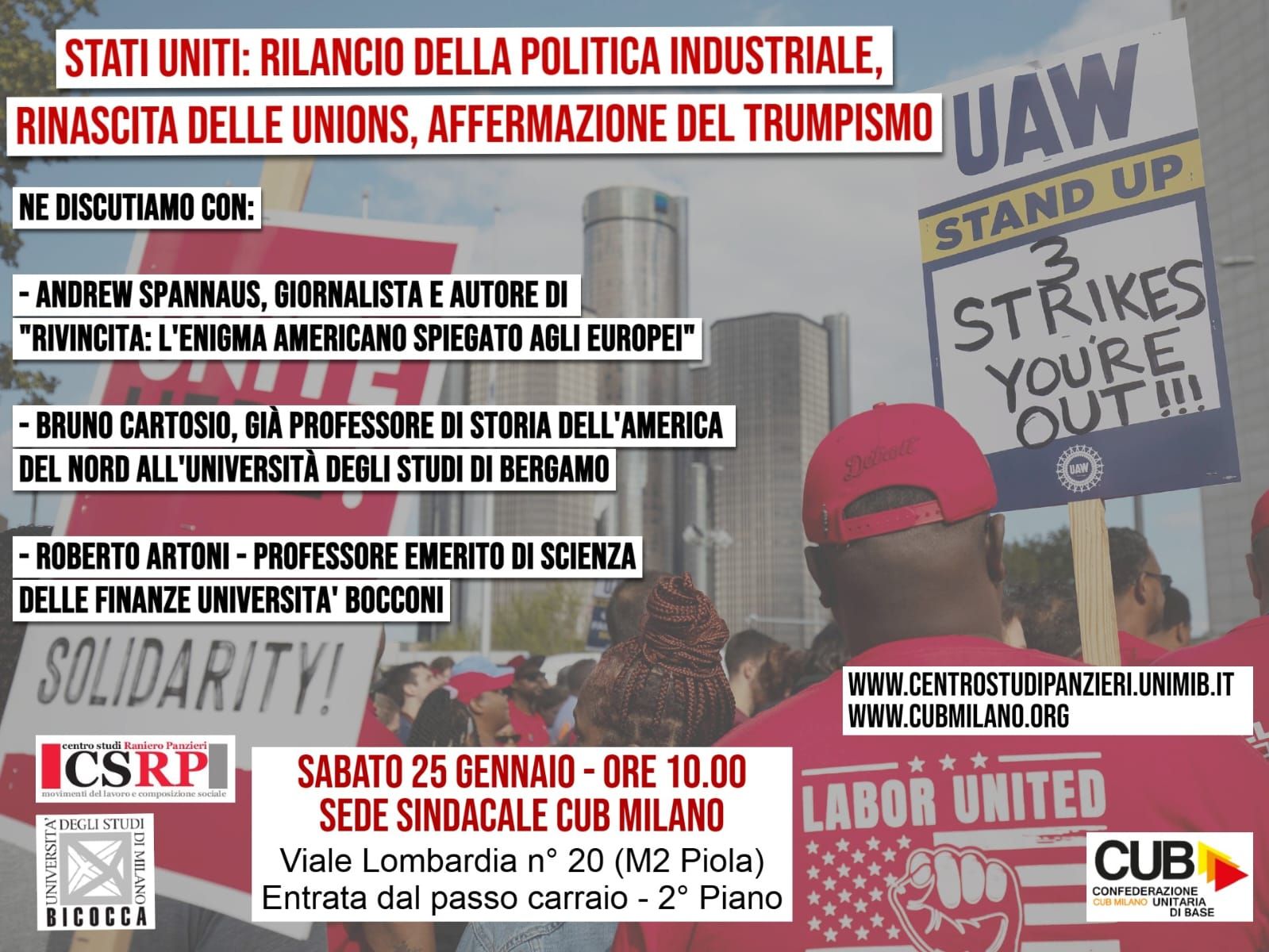 Scopri di più sull'articolo Stati Uniti: rilancio della politica industriale, rinascita delle Unions, affermazione del trumpismo