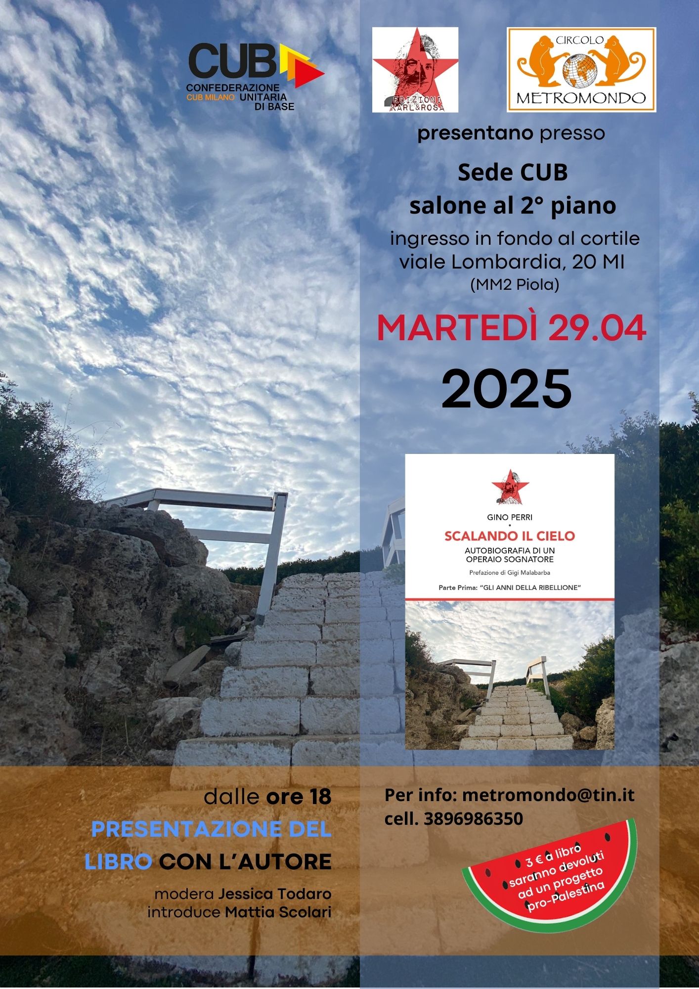 Scopri di più sull'articolo “Scalando il cielo”: presentazione con l’autore Gino Perri
