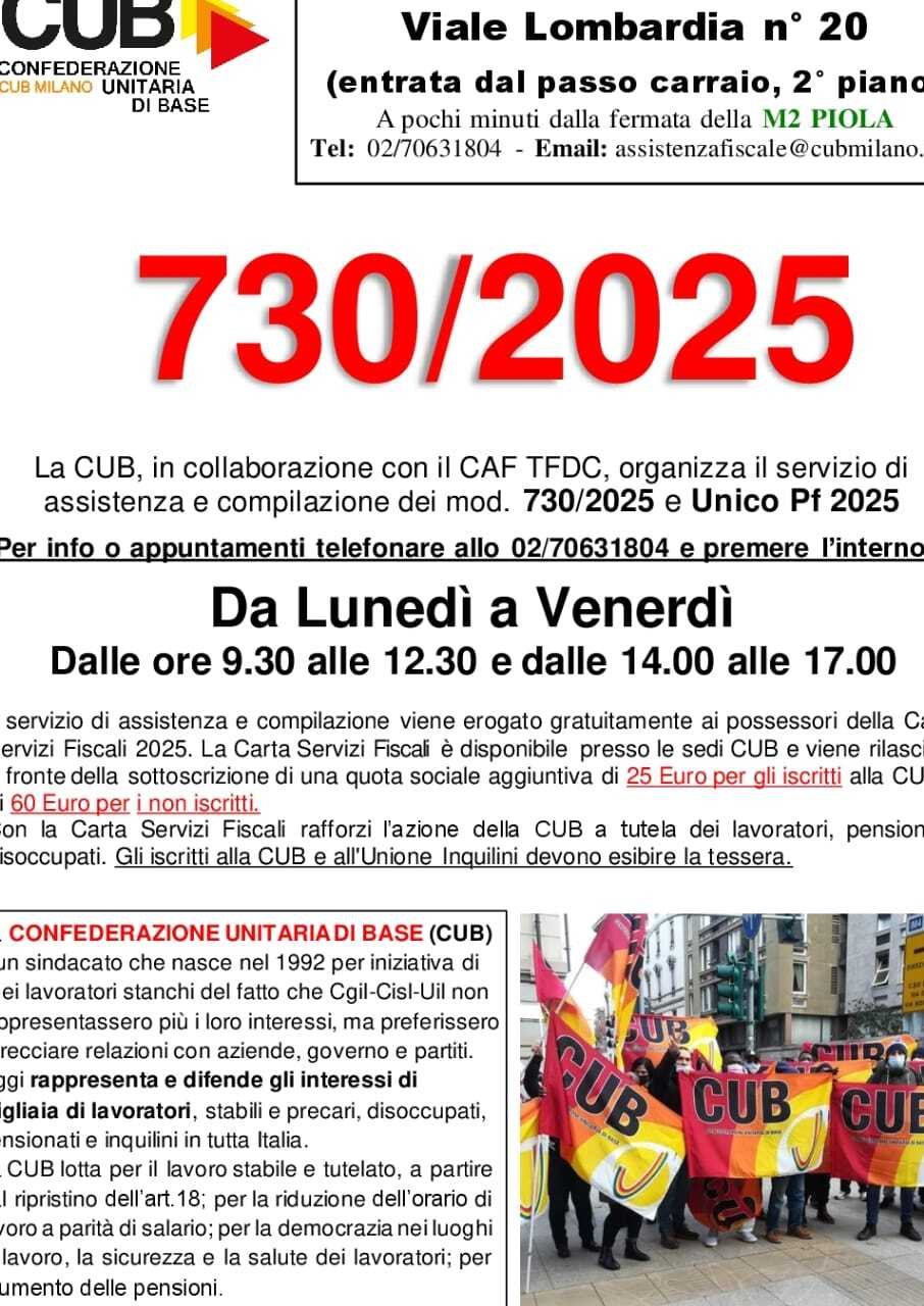 Scopri di più sull'articolo Campagna fiscale 2025: 730 e Unico