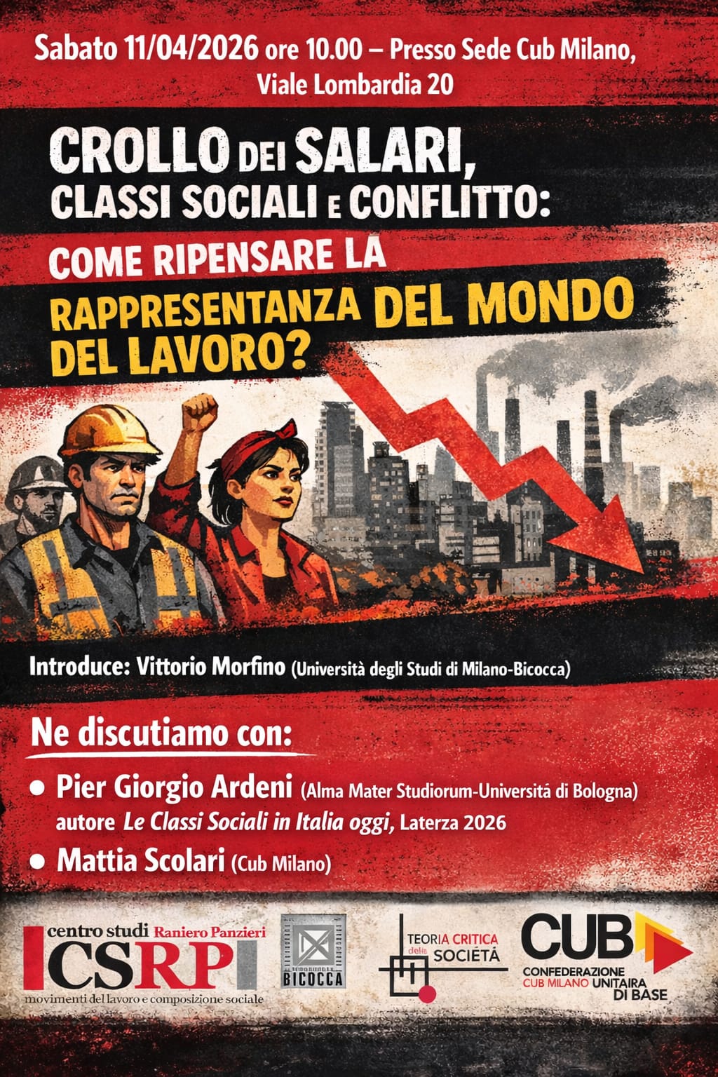 Scopri di più sull'articolo Incontro “Crollo dei salari, classi sociali e conflitto”